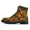 Graffiti Music Rock Star Print Pattern Boots-grizzshop