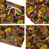 Graffiti Music Rock Star Print Pattern Men's Running Shorts-grizzshop