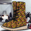 Graffiti Music Rock Star Print Pattern Snow Boots-grizzshop