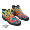 Graffiti NYC Print Ankle Boots-grizzshop