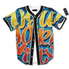 Graffiti NYC Print Baseball Jersey-grizzshop