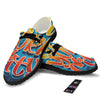 Graffiti NYC Print Black Loafers-grizzshop