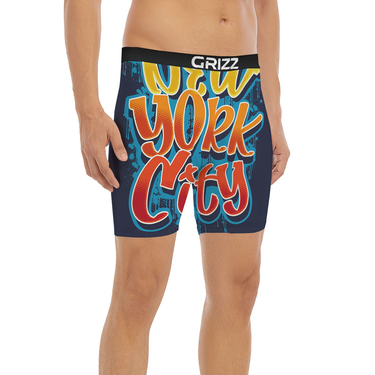 Graffiti NYC Print Boxer Briefs-grizzshop