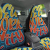 Graffiti NYC Print Car Seat Covers-grizzshop