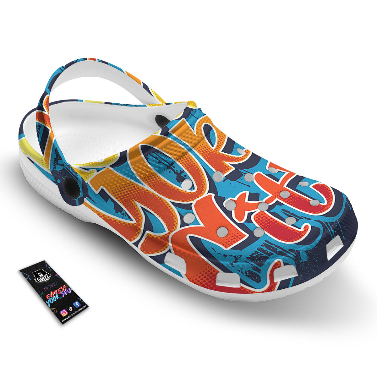 Graffiti NYC Print Clog-grizzshop