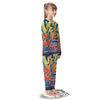 Graffiti NYC Print Kid's Pajamas-grizzshop