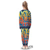 Graffiti NYC Print Kid's Pajamas-grizzshop