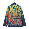 Graffiti NYC Print Men's Blazer-grizzshop