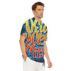 Graffiti NYC Print Men's Golf Shirts-grizzshop