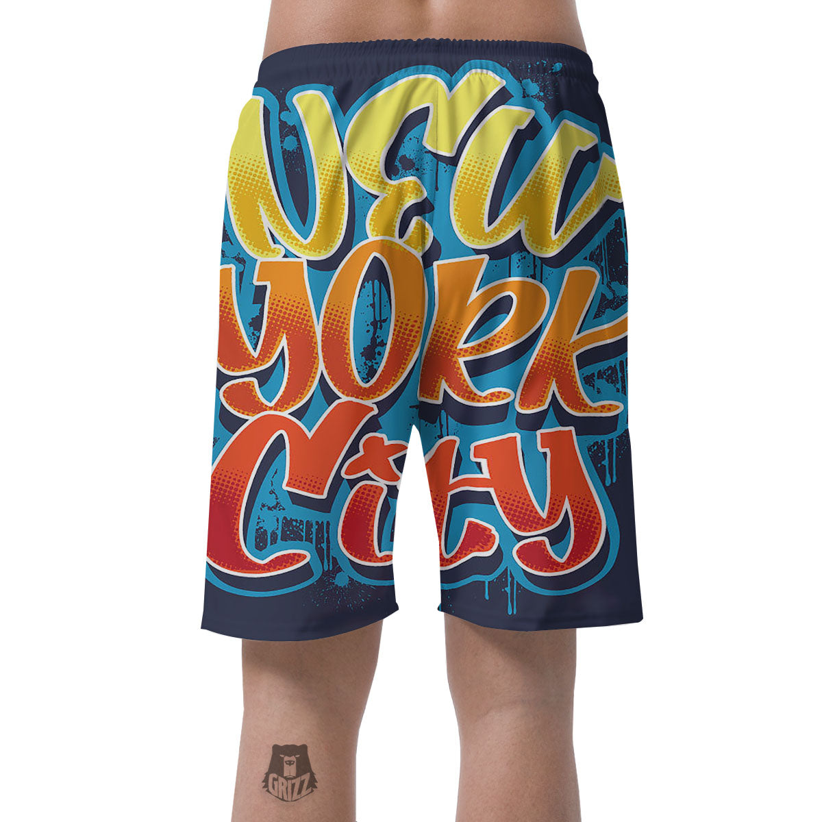 Graffiti NYC Print Men's Shorts-grizzshop