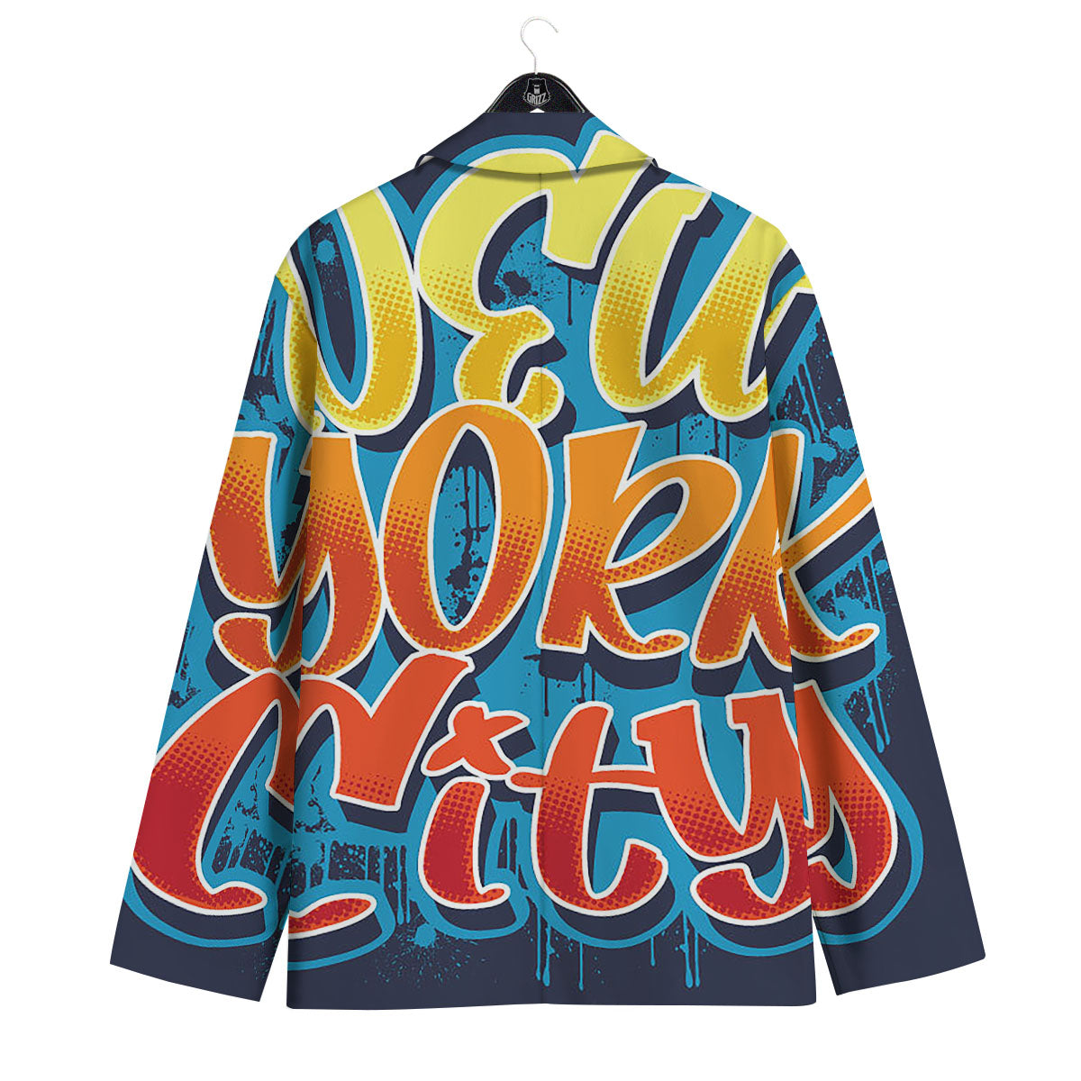 Graffiti NYC Print Men's Sport Coat-grizzshop