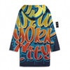 Graffiti NYC Print Men's Windbreaker Jacket-grizzshop