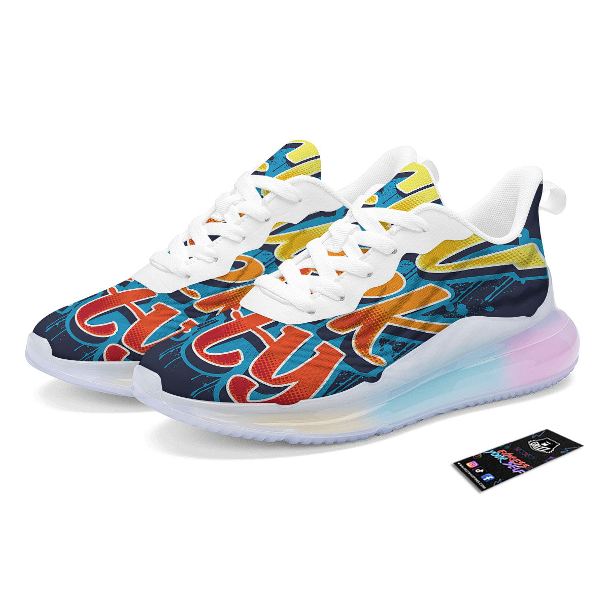 Graffiti NYC Print Running Sneakers-grizzshop