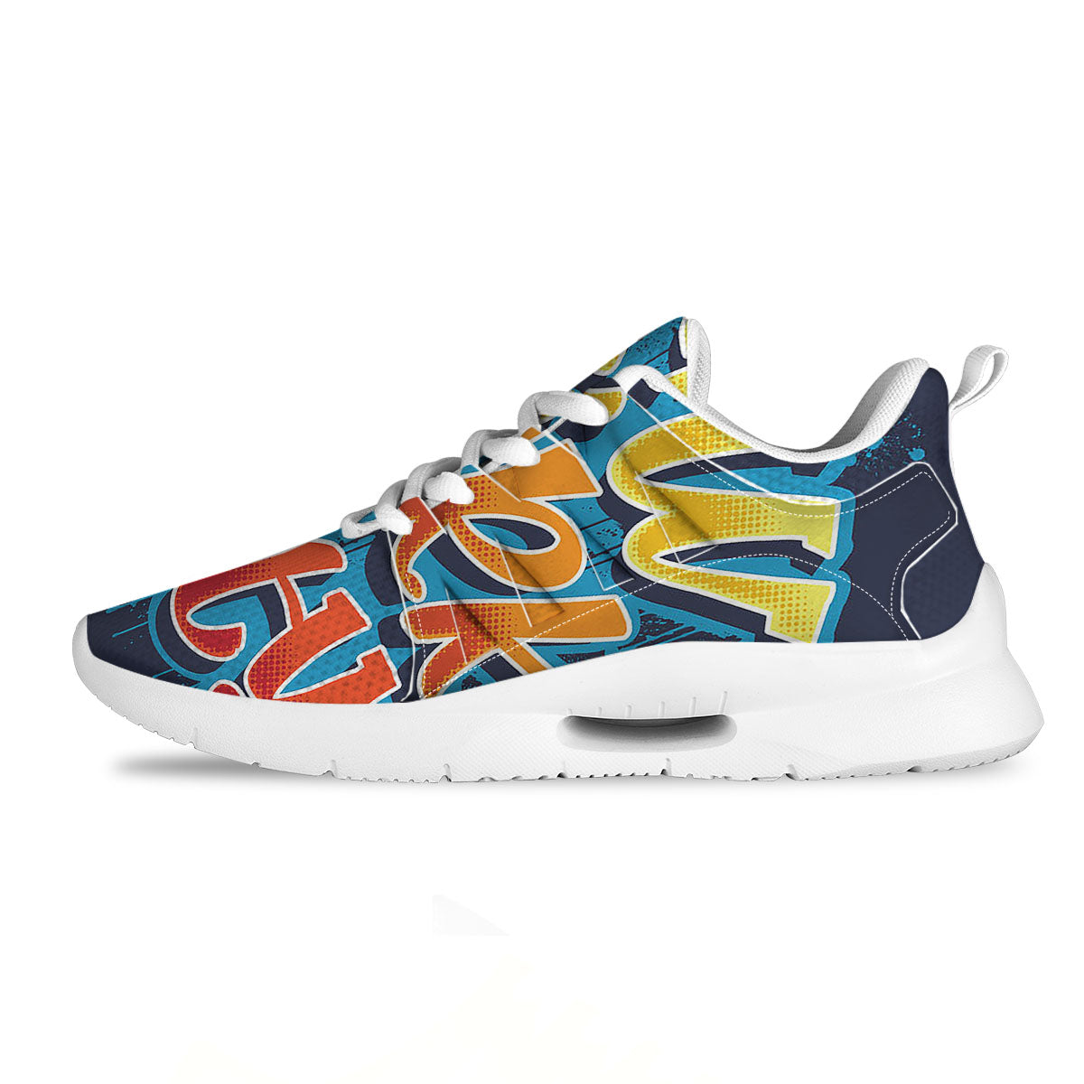 Graffiti NYC Print Tennis Shoes-grizzshop