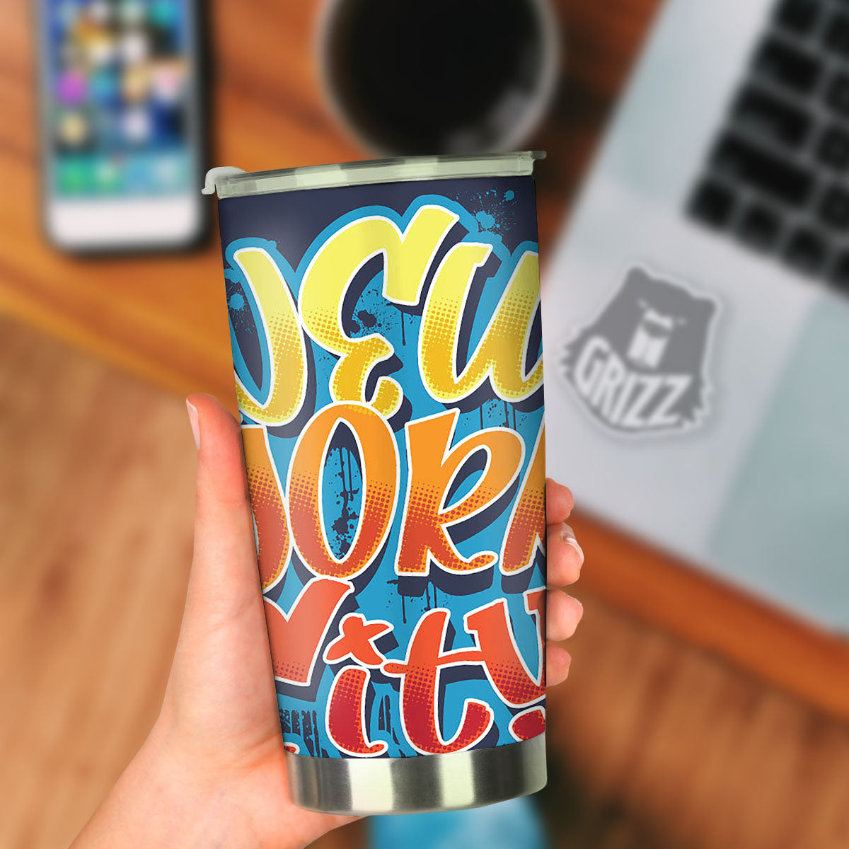 Graffiti NYC Print Tumbler-grizzshop