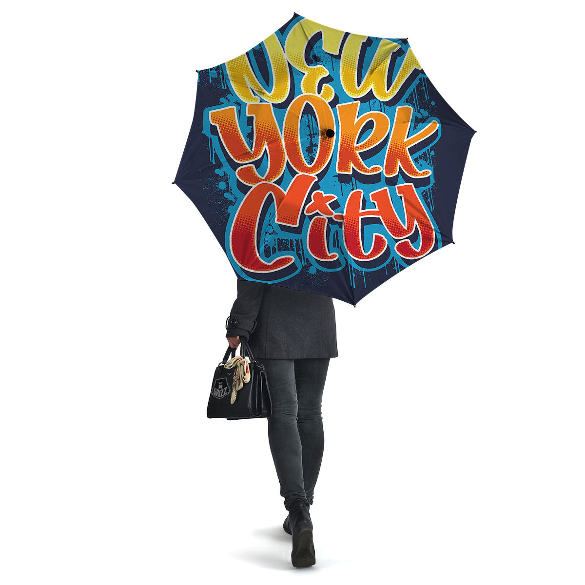 Graffiti NYC Print Umbrella-grizzshop