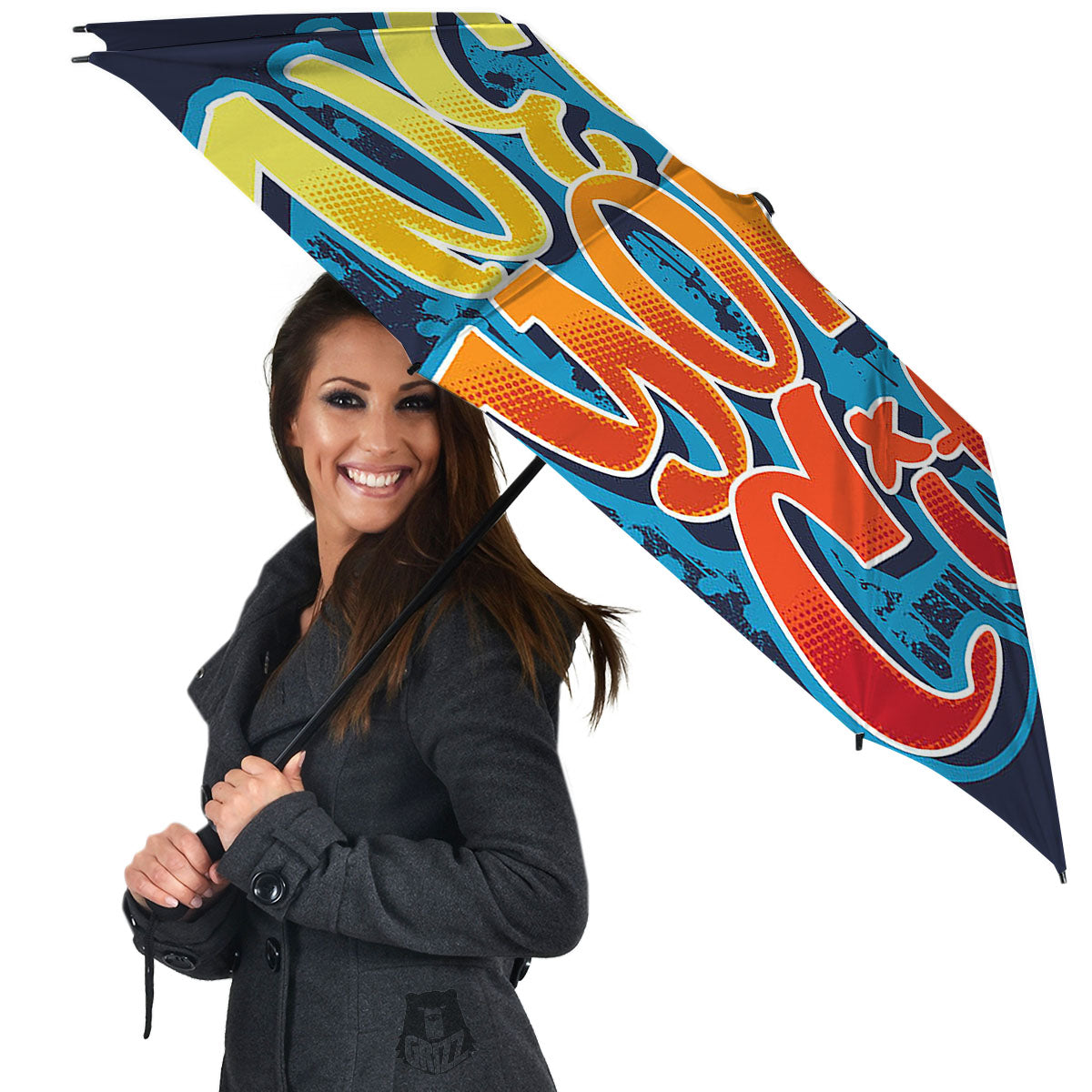 Graffiti NYC Print Umbrella-grizzshop