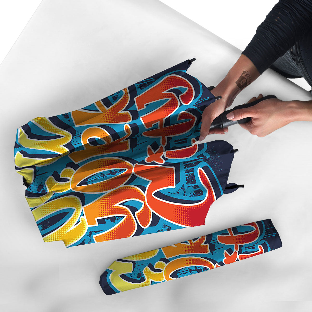 Graffiti NYC Print Umbrella-grizzshop