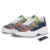 Graffiti NYC Print White Chunky Shoes-grizzshop