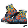 Graffiti NYC Print Winter Boots-grizzshop