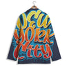 Graffiti NYC Print Women's Blazer-grizzshop