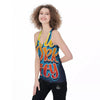 Graffiti NYC Print Women's Racerback Tank Top-grizzshop