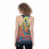 Graffiti NYC Print Women's Racerback Tank Top-grizzshop