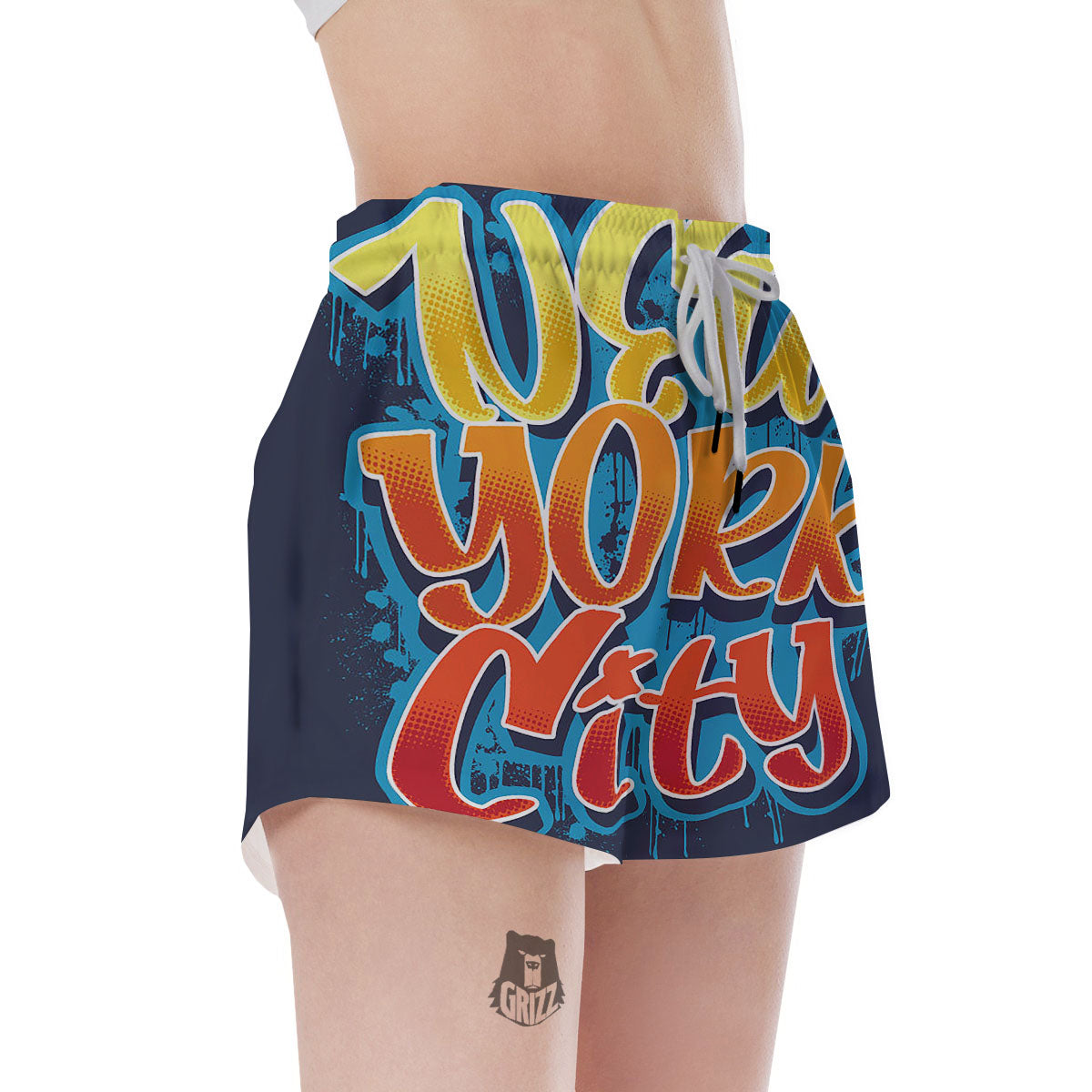 Graffiti NYC Print Women's Shorts-grizzshop
