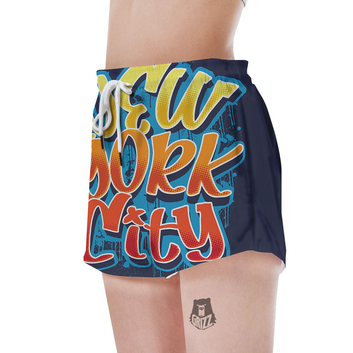 Graffiti NYC Print Women's Shorts-grizzshop