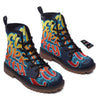 Graffiti NYC Print Work Boots-grizzshop