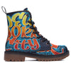 Graffiti NYC Print Work Boots-grizzshop