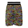 Graffiti Print Pattern Boxing Shorts-grizzshop