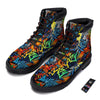 Graffiti Retro Print Pattern Boots-grizzshop