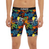 Graffiti Retro Print Pattern Boxer Briefs-grizzshop