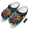 Graffiti Retro Print Pattern Clog-grizzshop