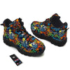 Graffiti Retro Print Pattern Hiking Shoes-grizzshop