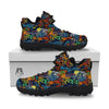 Graffiti Retro Print Pattern Hiking Shoes-grizzshop