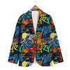 Graffiti Retro Print Pattern Men's Blazer-grizzshop