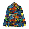 Graffiti Retro Print Pattern Men's Sport Coat-grizzshop