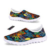 Graffiti Retro Print Pattern Nurse Shoes-grizzshop