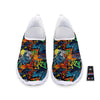 Graffiti Retro Print Pattern Nurse Shoes-grizzshop