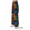 Graffiti Retro Print Pattern Pajama Pants-grizzshop