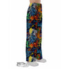 Graffiti Retro Print Pattern Pajama Pants-grizzshop