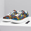 Graffiti Retro Print Pattern Platform Shoes-grizzshop