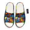 Graffiti Retro Print Pattern Sandals-grizzshop