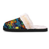 Graffiti Retro Print Pattern Slippers-grizzshop