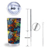 Graffiti Retro Print Pattern Tumbler-grizzshop