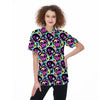 Graffiti Skull Women's Golf Shirts-grizzshop