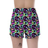 Graffiti Skull Women's Shorts-grizzshop