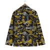 Graffiti Spray Pattern Print Men's Blazer-grizzshop